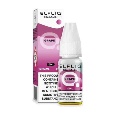 10mg / Grape Elfliq By Elfbar 10ml Nic Salts