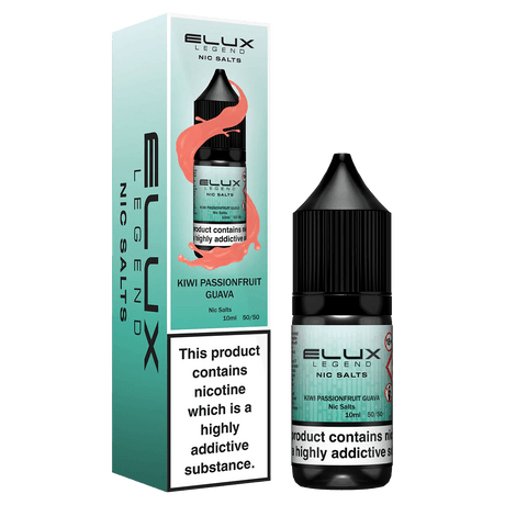 10mg / Kiwi Passionfruit Guava Elux Legend 10ml Nic Salts