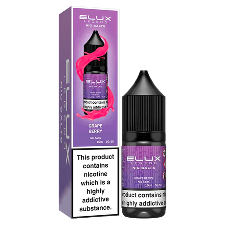 10mg / Grape Berry Elux Legend 10ml Nic Salts