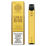Blue Raspberry Gold Bar 600 Disposable