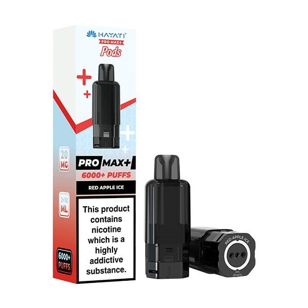 Red Apple Ice Hayati Pro Max+ 6000 Puff Prefilled Pods