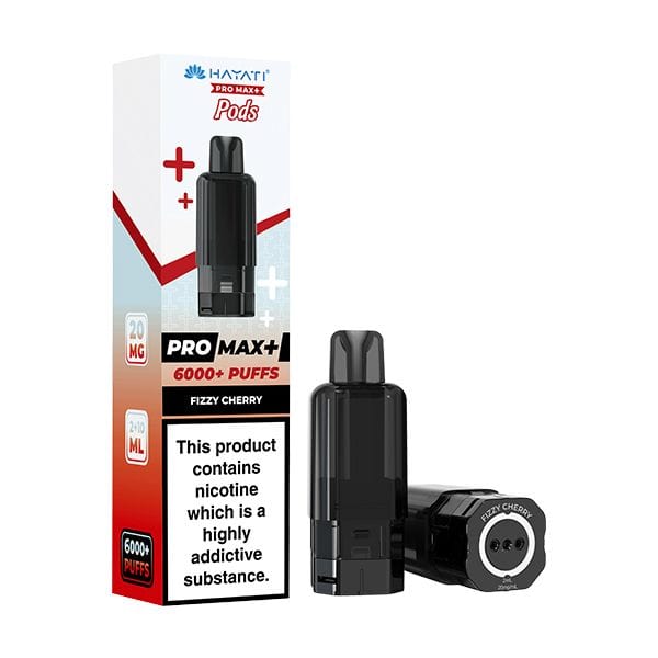 Fizzy Cherry Hayati Pro Max+ 6000 Puff Prefilled Pods