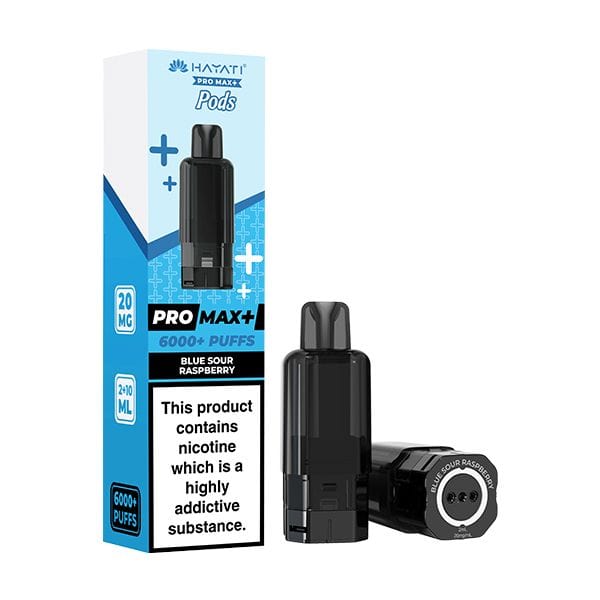 Blue Sour Raspberry Hayati Pro Max+ 6000 Puff Prefilled Pods