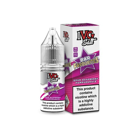 10mg / Sour Raspberry Pomegranate IVG 10ml Nic Salts