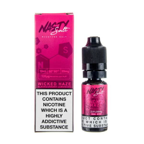 20mg / Wicked Haze Nasty Juice 10ml Nic Salts