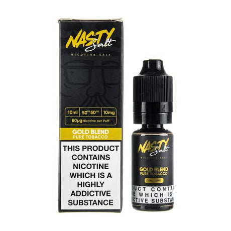 10mg / Gold Blend Nasty Juice 10ml Nic Salts