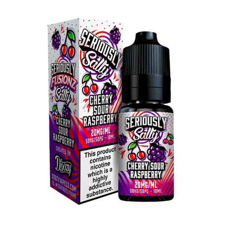 10mg / Cherry Sour Raspberry Seriously Salty 10ml Nic Salts