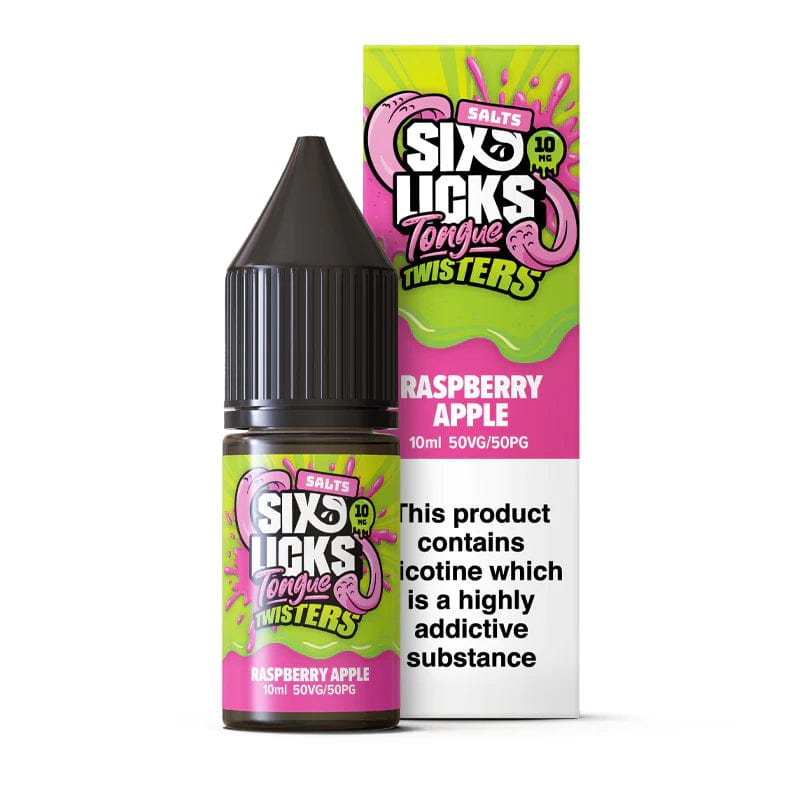 Raspberry Apple / 10mg Six Licks Tongue Twisters Nic Salts