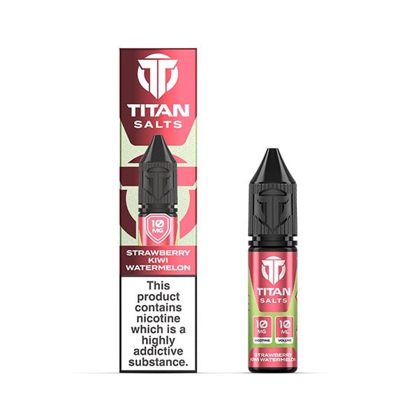 Strawberry Kiwi Watermelon / 10mg Titan Salts 10ml Nic Salts