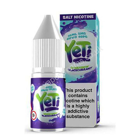 5mg / Honeydew Blackcurrant Yeti 10ml Nic Salts