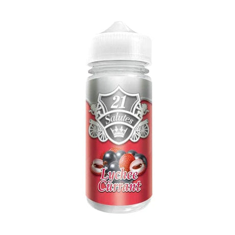 Lychee Currant 21 Salutes 100ml Shortfill