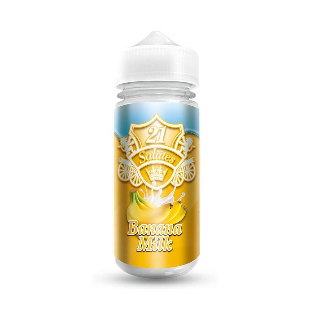 Banana Milk 21 Salutes 100ml Shortfill