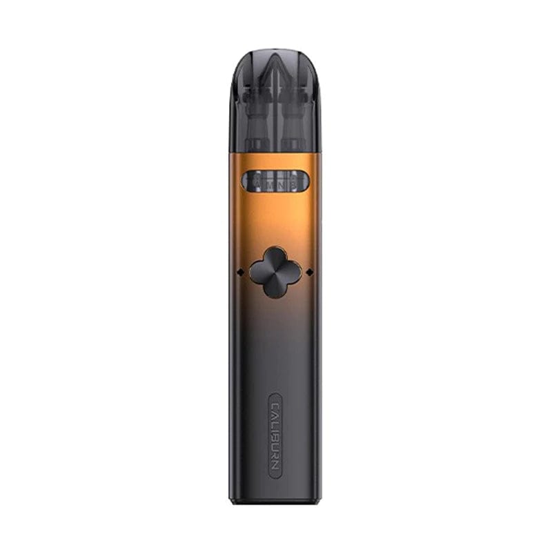 Orange and Black Caliburn Explorer Pod Kit