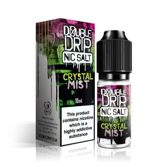 10mg / Crystal Mist Double Drip 10ml Nic Salts