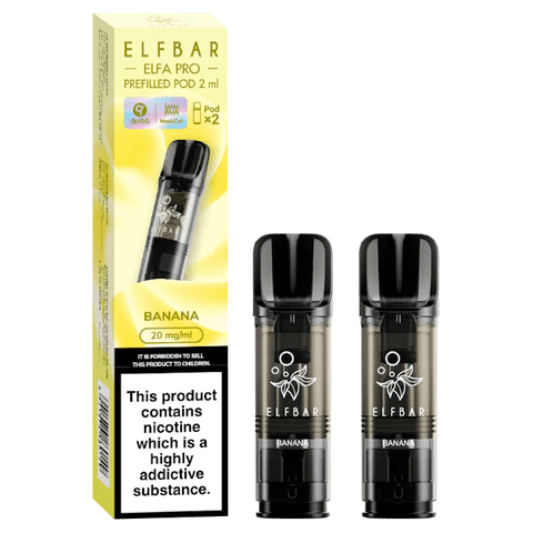 Banana Elf Bar ELFA Pro Pre-filled Pods (2 pack)