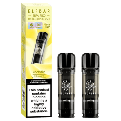 Banana Elf Bar ELFA Pro Pre-filled Pods (2 pack)