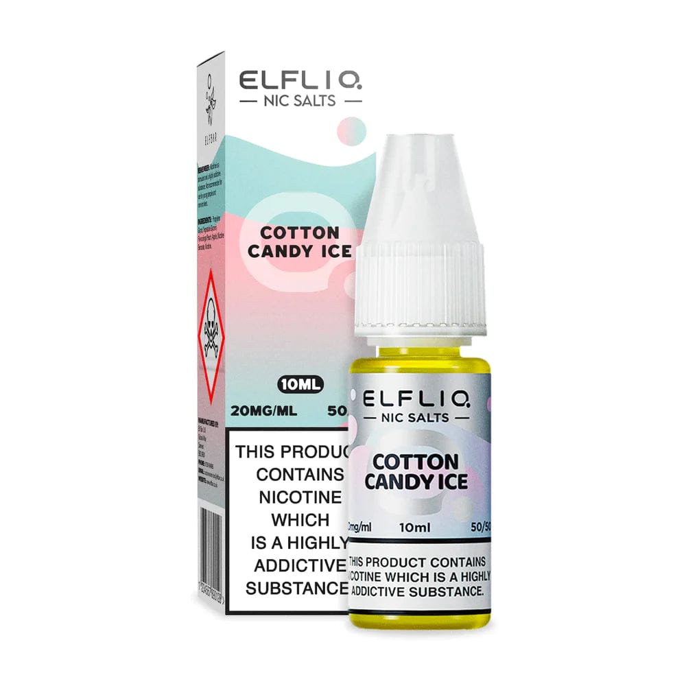 10mg / Cotton Candy Ice Elfliq By Elfbar 10ml Nic Salts