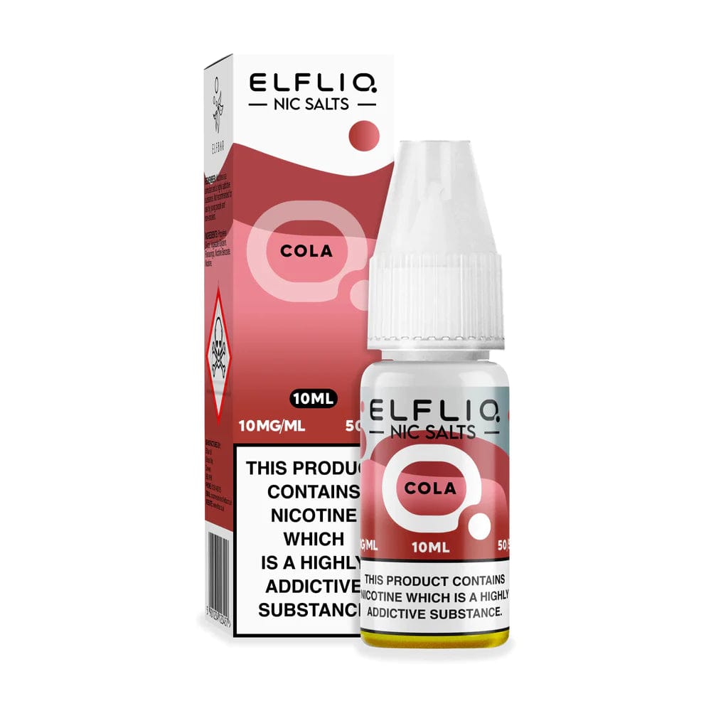 10mg / Cola Elfliq By Elfbar 10ml Nic Salts