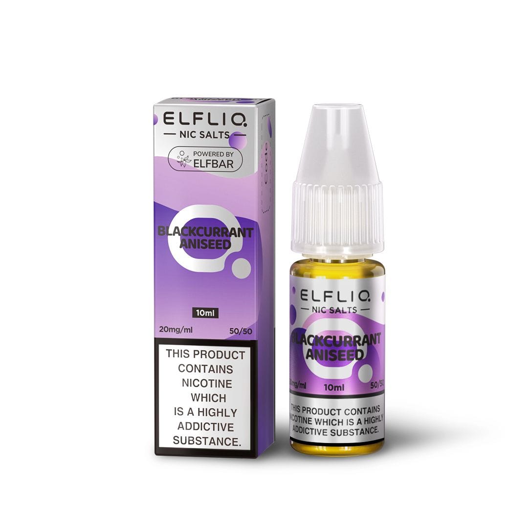 5mg / Blackcurrant Aniseed Elfliq By Elfbar 10ml Nic Salts