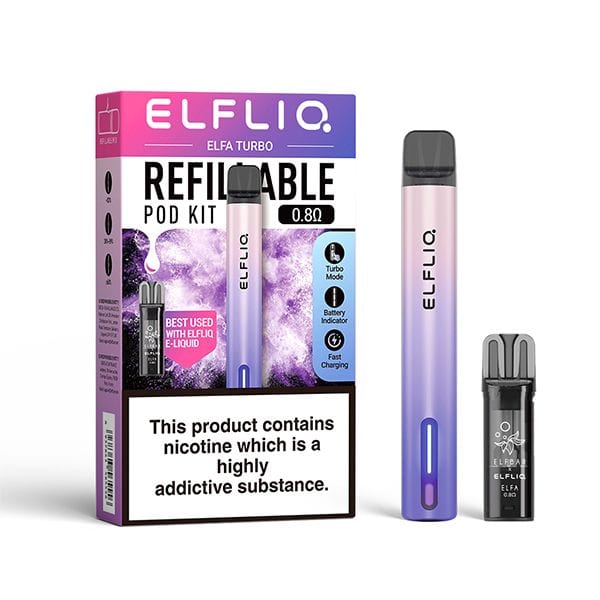 Aurora Purple Elfliq Elfa Turbo Pod Kit