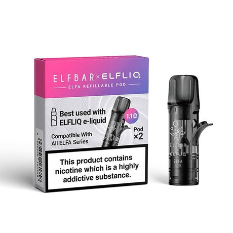 1.1 Elfliq Elfa Turbo Refillable Pods (2 Pack)