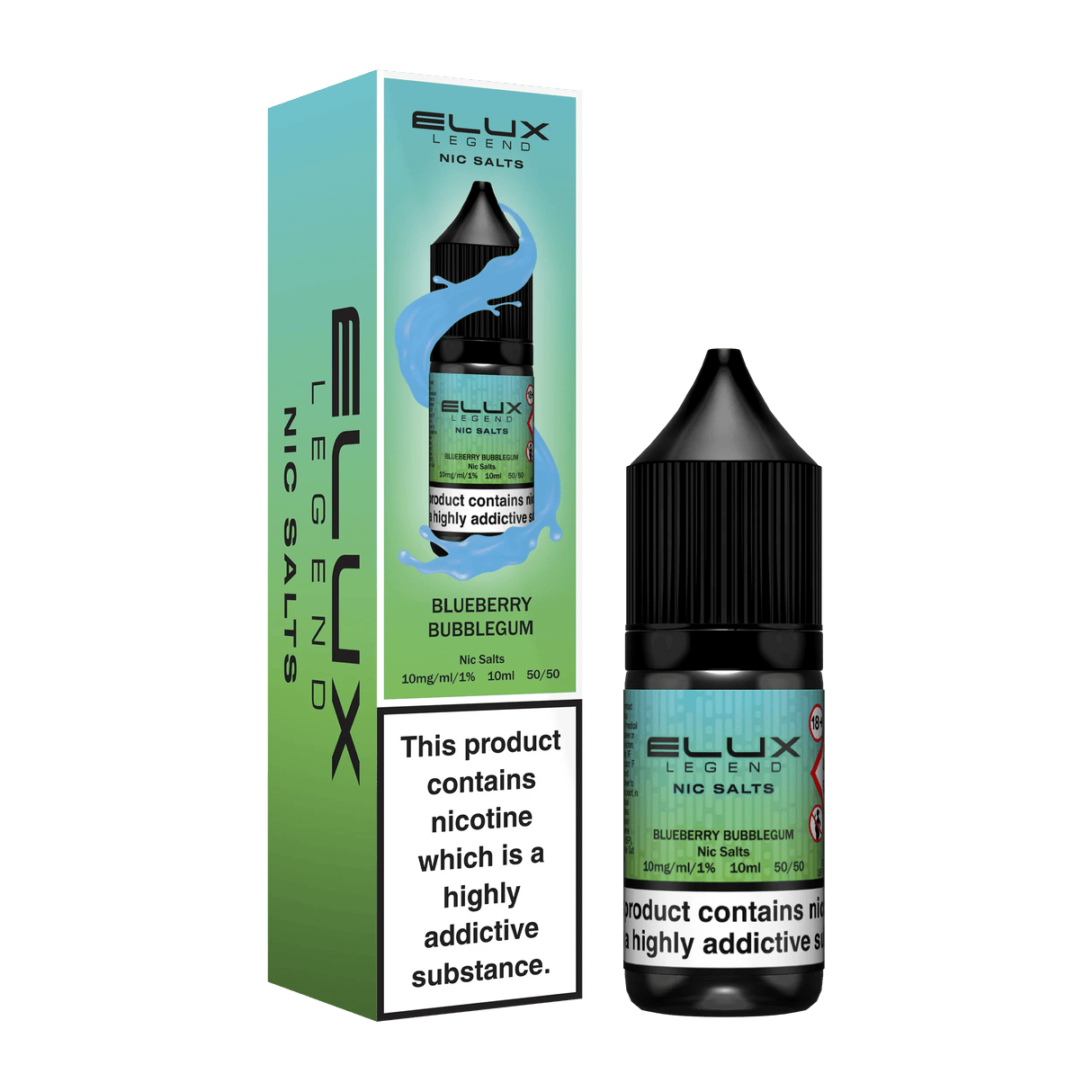 10mg / Blueberry Bubblegum Elux Legend 10ml Nic Salts