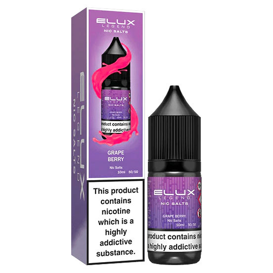 10mg / Grape Berry Elux Legend 10ml Nic Salts