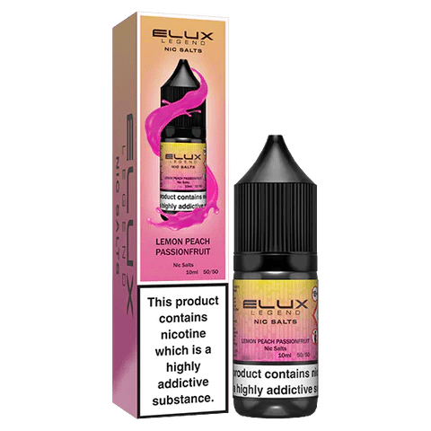 10mg / Lemon Peach Passionfruit Elux Legend 10ml Nic Salts