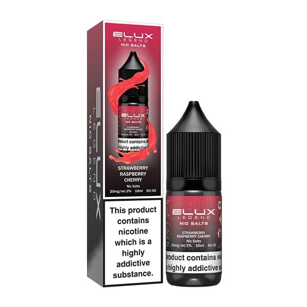 10mg / Strawberry Raspberry Cherry Elux Legend 10ml Nic Salts