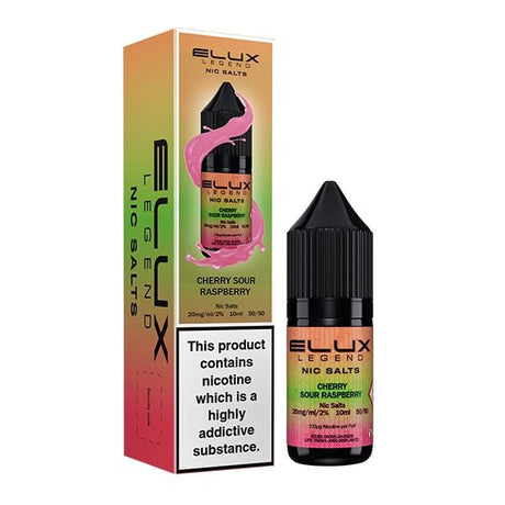 10mg / Cherry Sour Raspberry Elux Legend 10ml Nic Salts