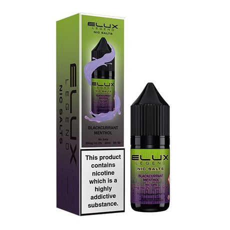 10mg / Blackcurrant Menthol Elux Legend 10ml Nic Salts