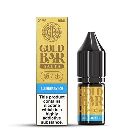 Blueberry Ice / 10mg Gold Bar 10ml Nic Salts