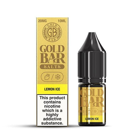 Lemon Ice / 10mg Gold Bar 10ml Nic Salts