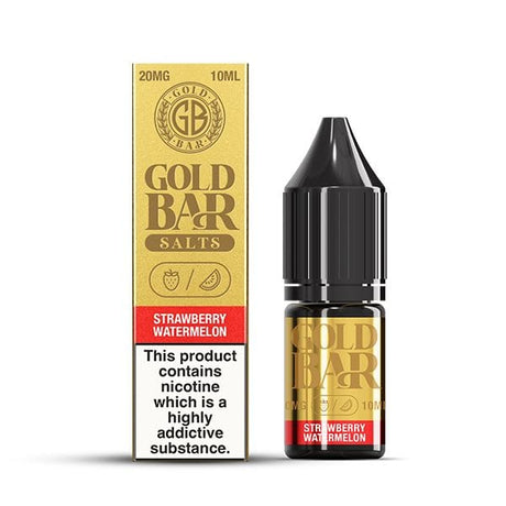 Strawberry Watermelon' / 10mg Gold Bar 10ml Nic Salts