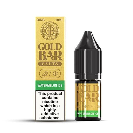 Watermelon Ice / 10mg Gold Bar 10ml Nic Salts