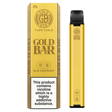 Blue Raspberry Gold Bar 600 Disposable