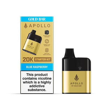 Blue Raspberry Gold Bar Apollo 20k Disposable Vape