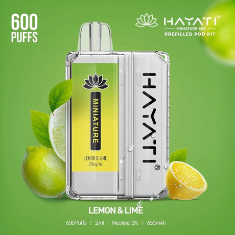 Lemon & Lime Hayati Miniature 600 Pod Kit