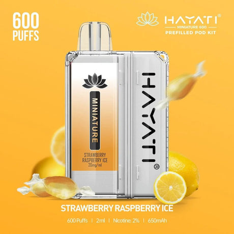 Strawberry Raspberry Ice Hayati Miniature 600 Pod Kit