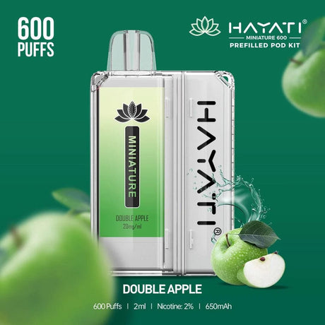 Double Apple Hayati Miniature 600 Pod Kit