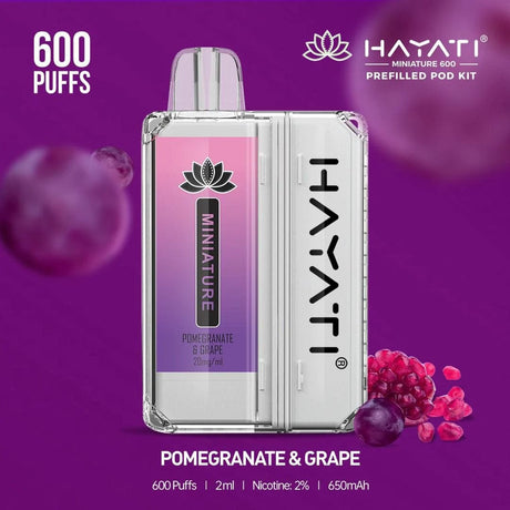 Pomegranate & Grape Hayati Miniature 600 Pod Kit