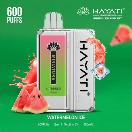 Watermelon Ice Hayati Miniature 600 Pod Kit
