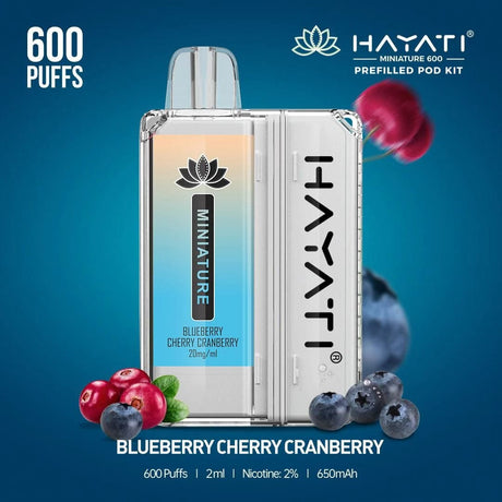 Blueberry Cherry Cranberry Hayati Miniature 600 Pod Kit