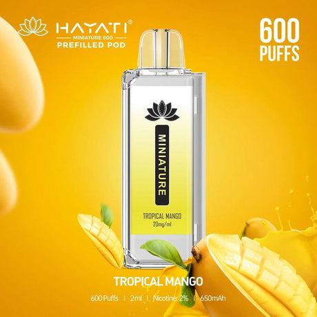 Tropical Mango Hayati Miniature 600 Pre-filled Pod