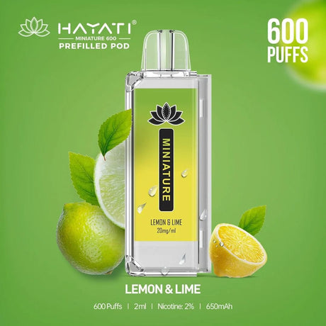 Lemon & Lime Hayati Miniature 600 Pre-filled Pod