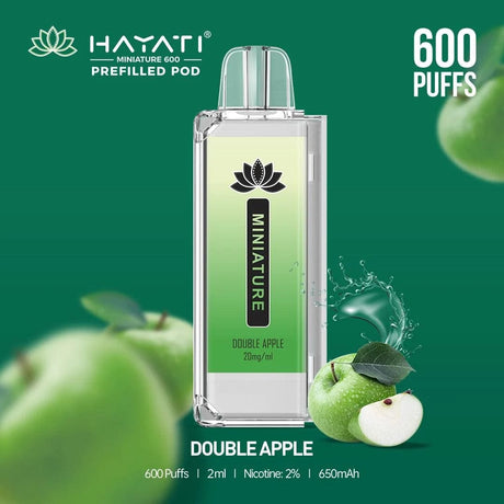 Double Apple Hayati Miniature 600 Pre-filled Pod