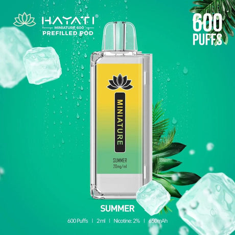 Summer Hayati Miniature 600 Pre-filled Pod