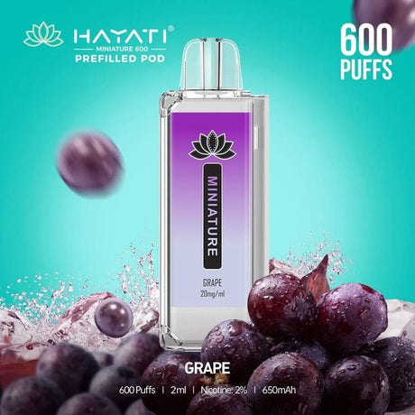 Grape Hayati Miniature 600 Pre-filled Pod