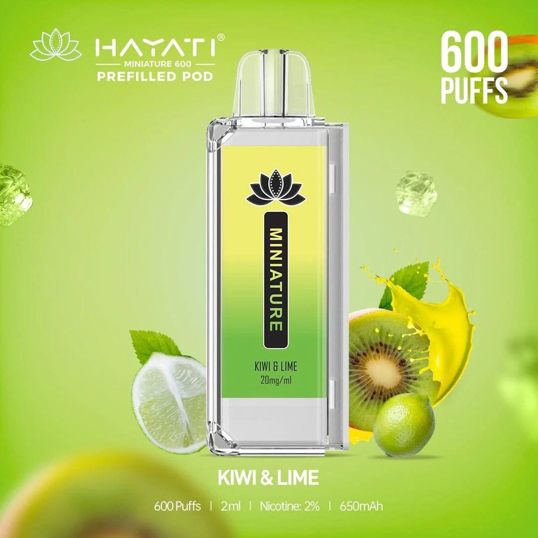 Kiwi & Lime Hayati Miniature 600 Pre-filled Pod