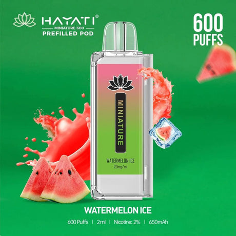 Watermelon Ice Hayati Miniature 600 Pre-filled Pod